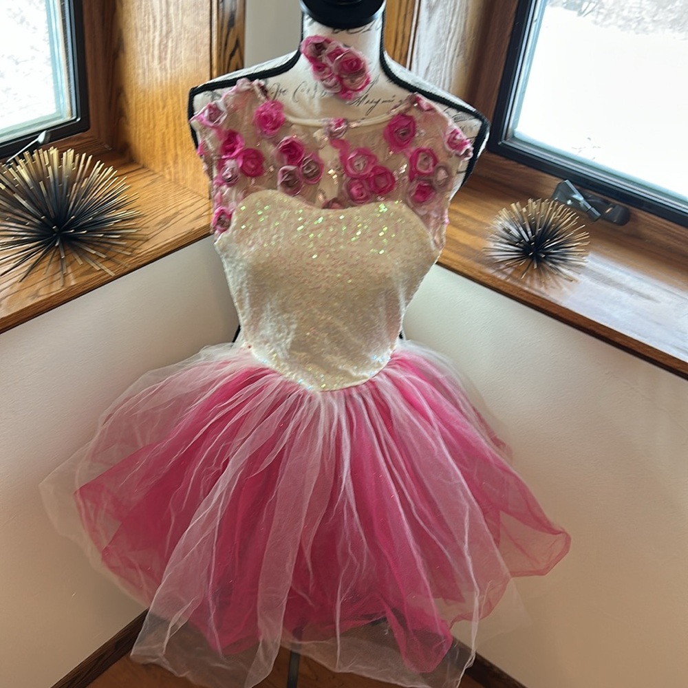Weissman Pink & Cream Ballet Costume Medium Child